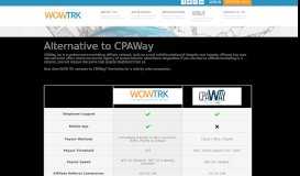 
							         Alternative to CPAWay - WOW TRK								  
							    
