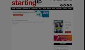 
							         Alternative: Vermittlungsportal - StartingUp: Das Gründermagazin								  
							    