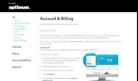 
							         Altice One | Account & Billing - Optimum								  
							    
