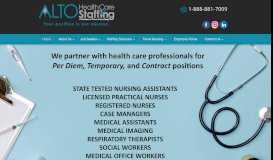 
							         Alto Healthcare Staffing								  
							    