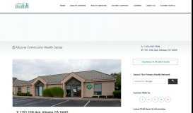 
							         Altoona Community Health Center | The Primary Health Network								  
							    
