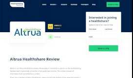 
							         Altrua Healthshare Review | Healthsharing Reviews								  
							    