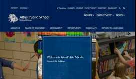 
							         Altus Public Schools								  
							    