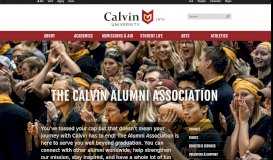
							         Alumni Association - Offices and Services | Calvin College								  
							    