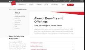 
							         Alumni Benefits and Offerings | alum.mit.edu								  
							    
