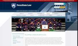 
							         Alumni Career Services | Penn State Law | University Park, Pa.								  
							    