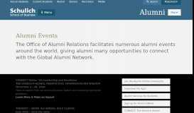 
							         Alumni Events | Schulich School of Business								  
							    
