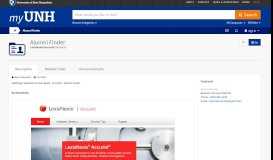 
							         Alumni Finder (LexisNexis/Accurint) | Durham | myUNH								  
							    