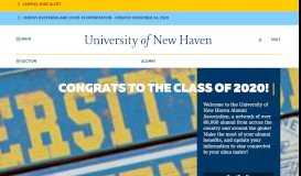 
							         Alumni & Friends - University of New Haven								  
							    