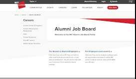 
							         Alumni Job Board | alum.mit.edu								  
							    