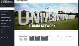 
							         Alumni Network | Alumni website University of Twente								  
							    