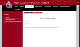 
							         Alumni / Overview - Cambria Heights School District								  
							    