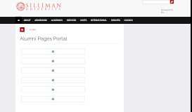
							         Alumni Pages Portal - Silliman University								  
							    