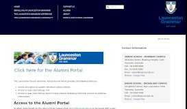 
							         Alumni Portal - Launceston Church Grammar School								  
							    