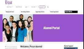 
							         Alumni Portal | The Posse Foundation								  
							    