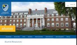 
							         Alumni Resources - Choate Rosemary Hall								  
							    