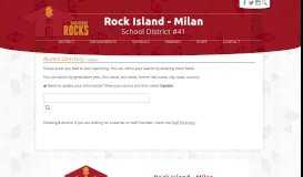 
							         Alumni - Rock Island - Milan School District #41								  
							    