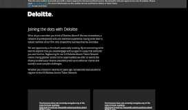 
							         Alumni Talent Portal - Deloitte.								  
							    