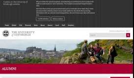 
							         Alumni | The University of Edinburgh								  
							    
