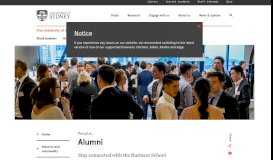 
							         Alumni - The University of Sydney Business School								  
							    