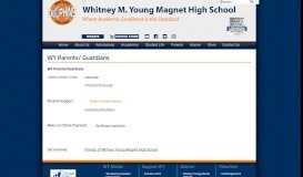 
							         Alumni - Whitney M. Young Magnet High School								  
							    