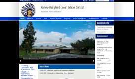 
							         Alview-Dairyland Union Elementary / Homepage								  
							    