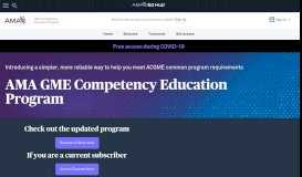 
							         AMA GME Competency Education Program - AMA Ed Hub								  
							    