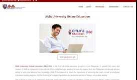 
							         AMA University Online Education - AMA University								  
							    