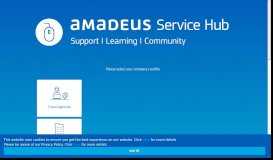 
							         Amadeus Service Hub: Welcome								  
							    