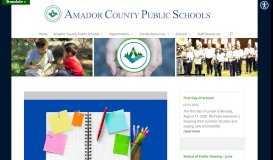 
							         Amador County Unified School District & Office of Education								  
							    