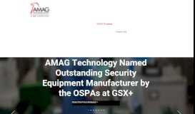 
							         AMAG Technology: Unified Security Solutions								  
							    