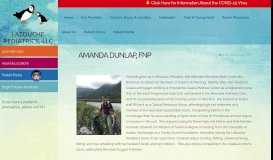 
							         Amanda Dunlap, FNP | LaTouche Pediatrics, LLC								  
							    