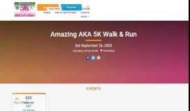 
							         Amazing AKA 5K Walk & Run - RunSignup								  
							    