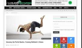 
							         Amazing Ido Portal Quotes, Training Methods & Videos - Fearless ...								  
							    