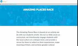 
							         Amazing Places Race | CISabroad								  
							    