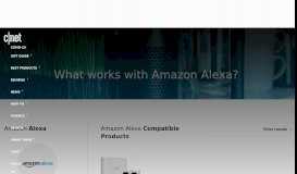 
							         Amazon Alexa Compatible Products - CNET								  
							    