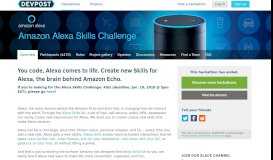 
							         Amazon Alexa Skills Challenge: You code, Alexa comes to life. Create ...								  
							    