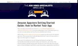 
							         Amazon Appstore Getting Started Guide - Apptamin								  
							    