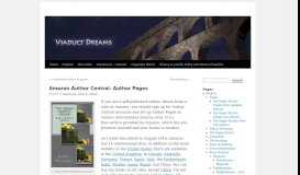 
							         Amazon Author Central: Author Pages | - Viaduct Dreams								  
							    