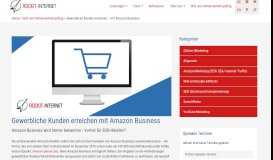 
							         Amazon Business - Amazon bedient die B2B-Kunden - Rockit-Internet								  
							    