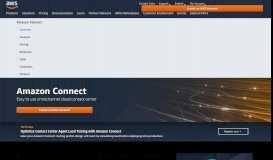 
							         Amazon Connect Overview - Amazon Web Services								  
							    