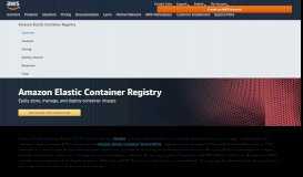 
							         Amazon ECR | Amazon Web Services								  
							    