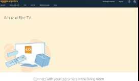 
							         Amazon Fire TV | Amazon Developer Portal								  
							    
