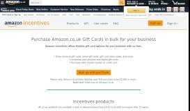
							         Amazon Gift Cards for Business - Amazon Incentives - Amazon UK								  
							    