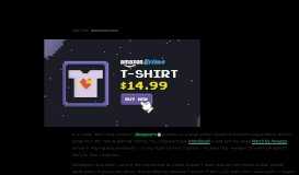 
							         Amazon Introduces Merch By Amazon, A Way For Game Developers ...								  
							    