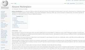 
							         Amazon Marketplace - Wikipedia								  
							    