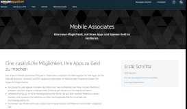 
							         Amazon Mobile Associates | Mit Ihren App Geld verdienen | Amazon ...								  
							    