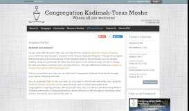 
							         Amazon Portal - Kadimah-Toras Moshe								  
							    