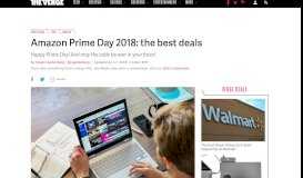 
							         Amazon Prime Day 2018: the best deals - The Verge								  
							    