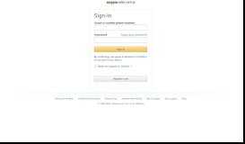 
							         Amazon Sign-In - Amazon Seller Central								  
							    